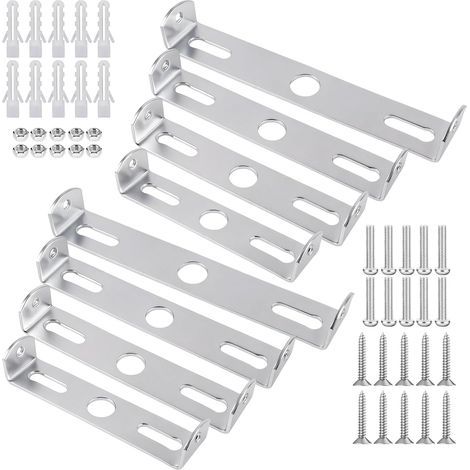 Supports de fixation plafonnier, Métal, 80-110 mm, Pour lustre et luminaire, Maison et bureau (1/5)