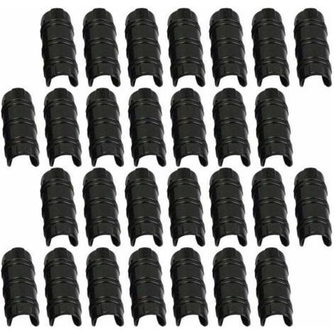 30pcs Greenhouse Clips - 32mm - For Fixing Covers to Garden Greenhouses, Films, Plants (1/4)