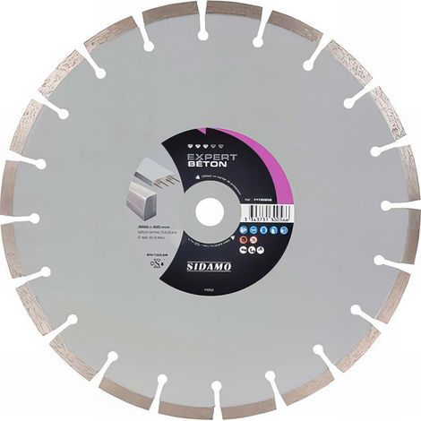 Disque diamant Expert Béton Sidamo - 350 - 2,8 - 10 - 20 / 25,4 (1/5)