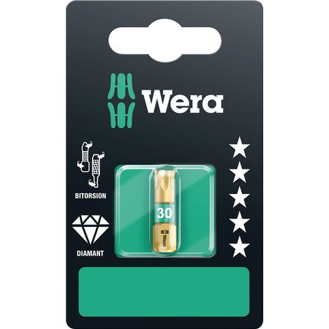 Wera, 867/1 BDC SB Inserti TORX, TX 30 x 25 mm (1/5)