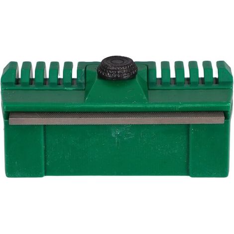 Affûteur de guide-chaîne compact en plastique pour tronçonneuses, outil pour affûter et réparer les rails, lime plate courte, convient à un usage professionnel et de bricolage. (1/4)