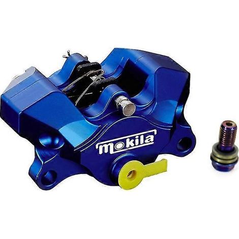 Pompe de frein hydraulique universelle pour moto tout-terrain, moto, étrier de frein arrière droit, accessoires pour voiture électrique - Bleu (1/5)