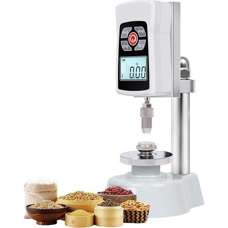 Mini-Kornhärteprüfgerät mit LCD-Bildschirm, maximale Belastung 20 kg 196 N, zur Prüfung der Härte von Weizen- und Reiskörnern