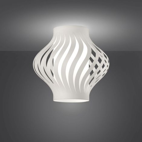 Plafonnier blanc Cm. 40 x 39h
