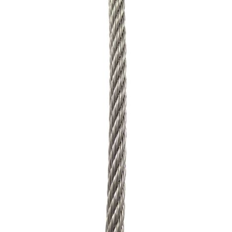 Cable souple 7x7 inox A4 (au mètre) - diametrecable: 2