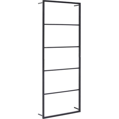 Maison Exclusive - Toallero de acero negro 45x10x115 cm (1/5)