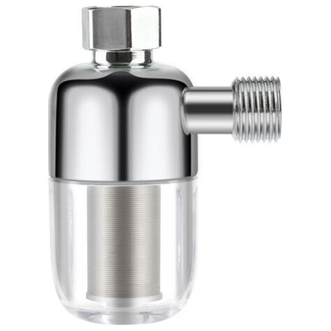 QORVA-Filtre de douche anticalcaire réutilisable 1/2", filetage intérieur/extérieur 1", pour radiateurs et robinets (1/5)