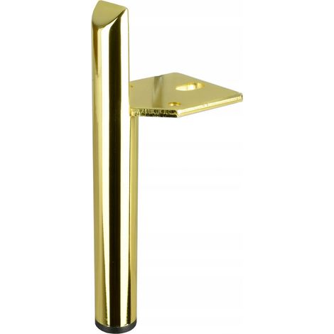 Möbelbein, Fuß für Schlafsofa, Gold Loft H195, langlebig SL001 (1/5)
