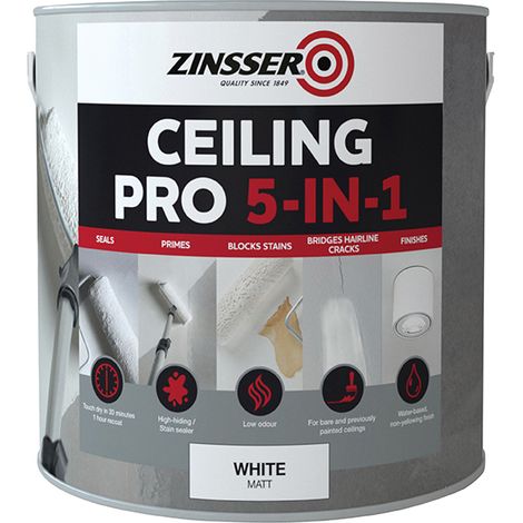 Zinsser ZN7380002C1 Ceiling Pro 5-in-1 2.5 litre ZINCP5125L
