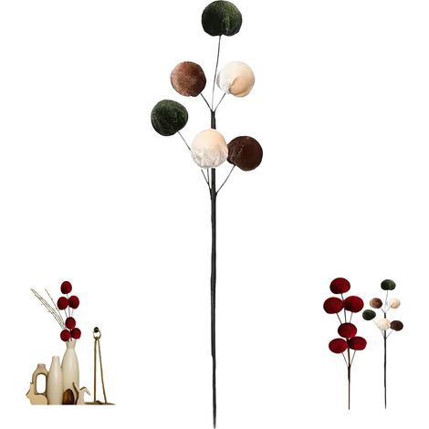 3er-Set Baumspitzen, 30,5 cm – Herzförmige Samtdekorationen – Christbaumkugeln – Hängende Dekorationen für Zuhause, Büro und Partys – Weiß 2 (1/5)