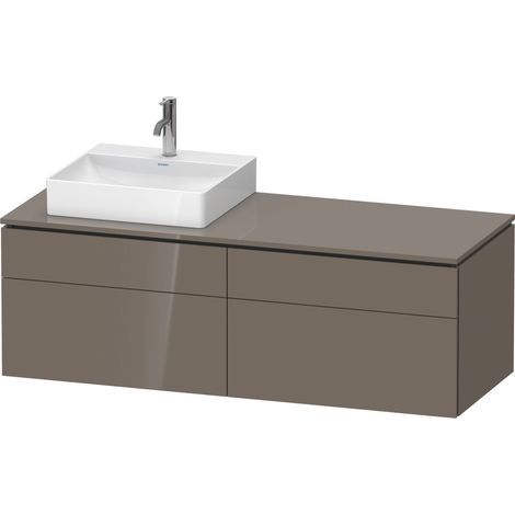 Duravit L-Cube Konsolenwaschtischunterbau wandhängend, inklusive