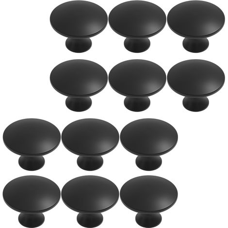Juego de 12 asas de aleación de aluminio de alta resistencia - 608 Negro