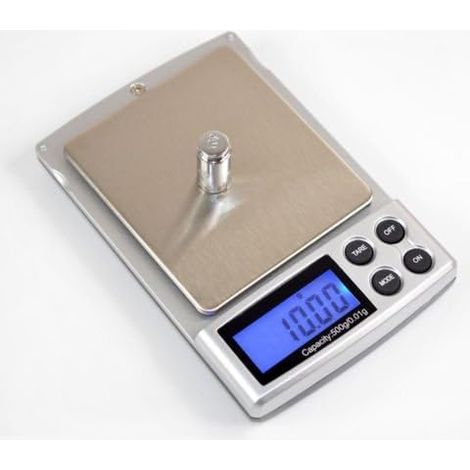 Balance de bijoutier portable, balance électronique numérique précise au milligramme-AquaForge