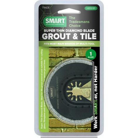 SMART Trade H85DB1 85mm Super Thin Diamond Embedded Grout Multi Tool Blade