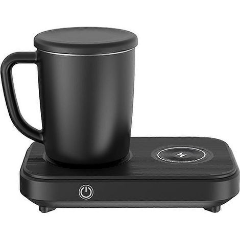 3 In1 intelligent auto Heated Refrigeration café mug sans fil Charger base Thermostatic dessous de verre pour bureau UE (1/5)