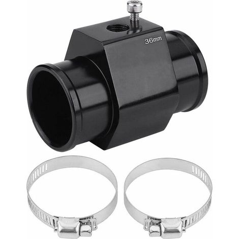 Capteur de Température de l'Eau, Adaptateur de Jauge de Tuyau de Température de l'Eau de Voiture Sonde de Température Joint de Radiateur(36mm) (1/4)
