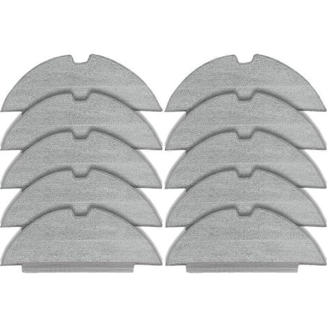 Lot de 10 lingettes de nettoyage pour aspirateur robot Eufy RoboVac L35 Hybrid+ et LR30 Hybrid+ - Pièces de rechange et accessoires (1/5)