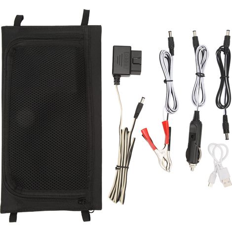 Panneau solaire pliable monocristallin haute compatibilité charge voiture camping-car téléphone ordinateur tablette (1/5)