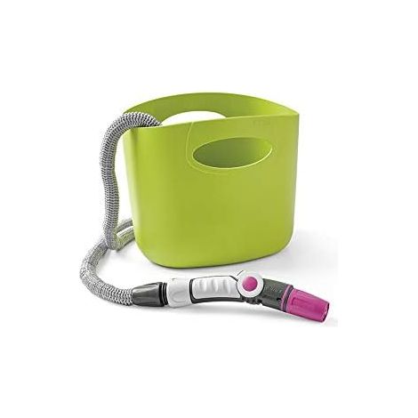 TUBO ESTENSIBILE PER GIARDINO IN KIT 'AQUAPOP 30' col. verde - GF (1/5)