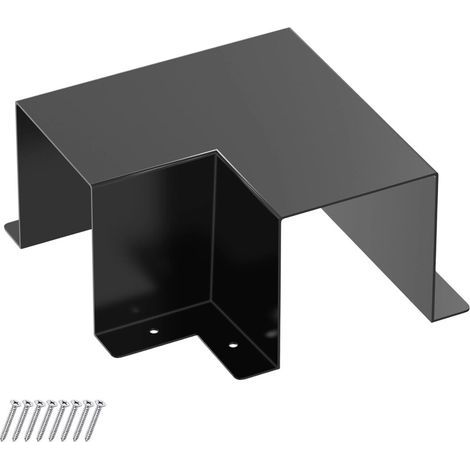 Coude plat de remplacement de 4x4 pouces, couverture de-Noir (1/2)