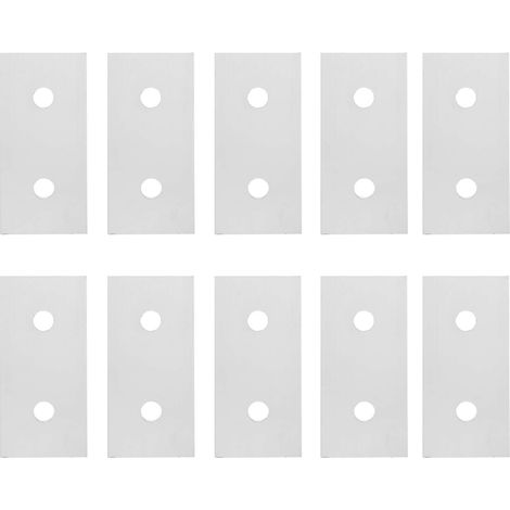 Lot de 10 équerres en aluminium 40×40 mm, supports d’assemblage pour charpente bois, menuiserie et bricolage – Équerres à angle droit pour profilés T-Slot (1/5)