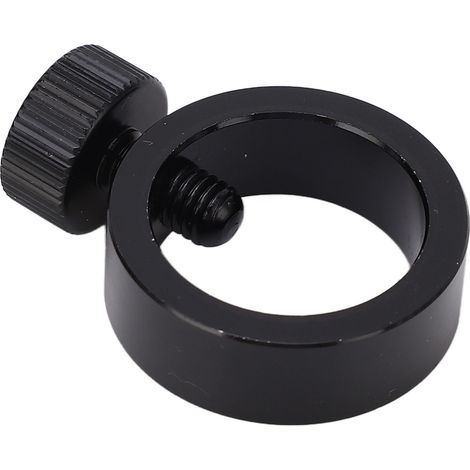 Bague de fixation de butée pour microscope stéréo industriel 22 mm, adaptateur de colonne métallique avec vis (1/5)
