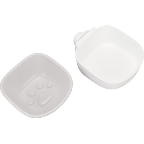 Bol pour chien en cage, anti-étouffement, nourriture lente, distributeur d'eau suspendu, tasse pour chiens de petite et moyenne taille, gris