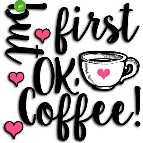 Sticker ok but first coffee Crearreda adesivo murale frasi famose natura geometrie fantasIE 31X31 CM