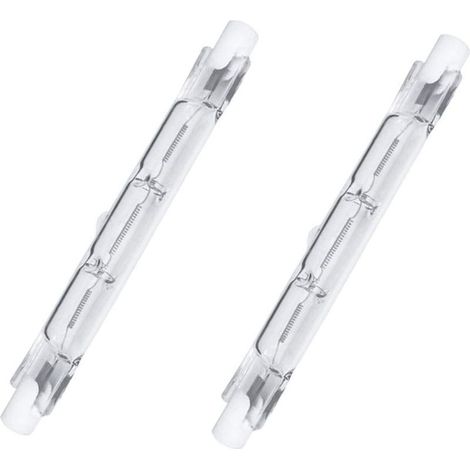 Lampes Halogènes 2 Pièces Dimmable R7S Blanc Chaud 2700K (78mm, 120W 2250lm) [Classe énergétique G] (1/5)
