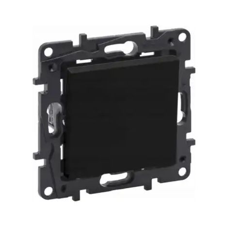 NILOE STEP BLACK MÓDULO CONECTOR CRUZADO TERMINALES DE TORNILLO 10AX 250V 863507