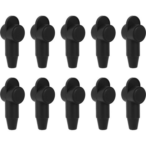 10 Pièces Caches Bornes en Silicone pour Batterie, Protection Universelle, Installation Facile et Sécurisée pour Alternateurs et Démarreurs