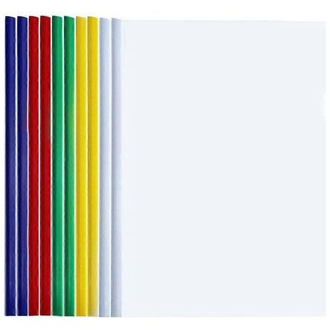 10er-Pack Dokumentenmappen aus Kunststoff mit Schiebeklappe, ideal für Zuhause oder Büro. – 30 x 22 x 1,5 cm (1/4)