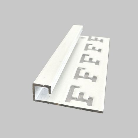 Profilo jolly quadro in Alluminio Bianco Lucido : Modello - 10MM