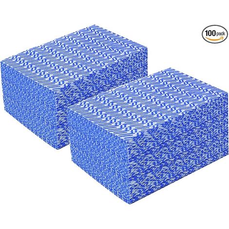 Blue Cloths Wipes Used in the Kitchen, Bathroom, Car