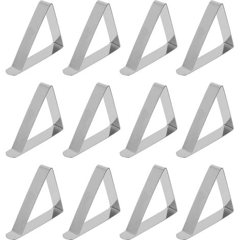 Stück Tischläuferclips aus Edelstahl rutschfeste und (1/5)