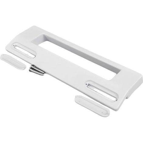 Universal Fridge Freezer Handle, Adjustable Spacer, 9-16 cm, Replacement Handle Strong Plastic, Easy Installation (1 Piece, White) (1/4)