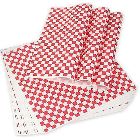 Fettabsorbierende Lebensmittelpapierblätter, 400 Stück, ölabweisende Beschichtung, Schutz für Speisen, praktische Größe, für den täglichen Gebrauch. (1/5)