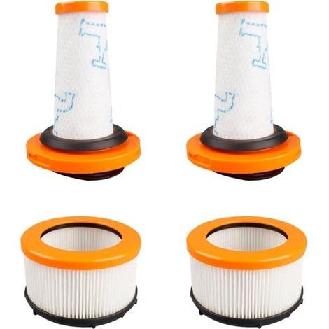 Filtres HEPA Lavables 2 Préfiltres et 2 Filtres Moteur Compatibles X-Force Flex 9.60 X-Nano Essential Rh20xx ZR009010 ZR009012 (1/4)