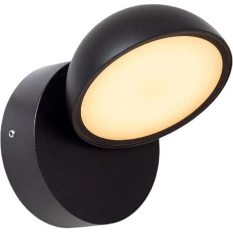 Trade Shop - 12 Watt IP54 Outdoor-LED-Applikation mit Tecnologie CCT 3 Beleuchtungsschirme 570-3C -      Dunkelgrau