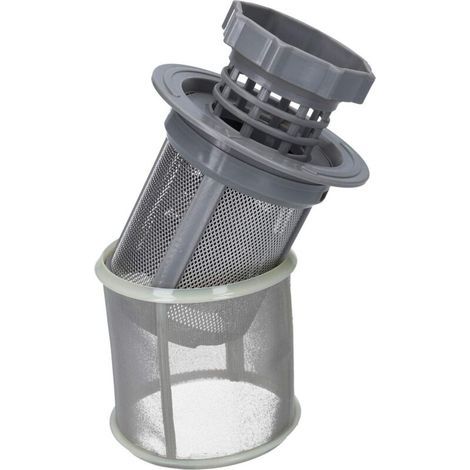 Juego de 3 filtros de malla fina y gruesa, por ejemplo Bosch 427903, para lavavajillas. (1/4)