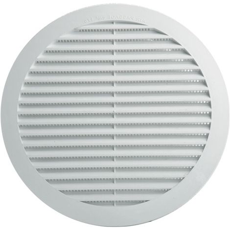 GRIGLIA AERAZIONE PLASTICA D 120 MM- 25,0 pz