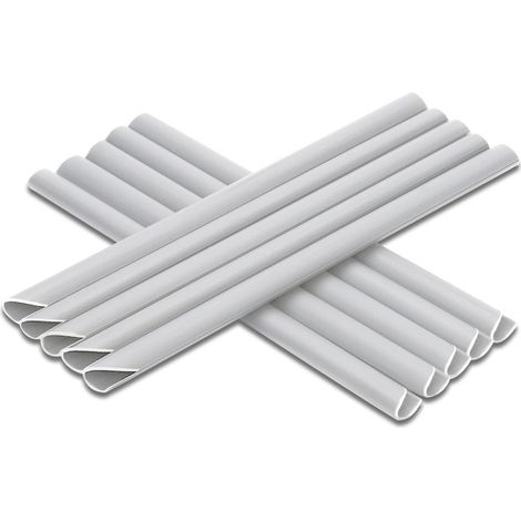 SWANEW 30 binari di fissaggio Strisce per la privacy Clip di fissaggio in PVC da giardino. grigio (1/5)