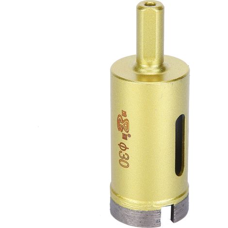 Diamond Drill Bit Hole Saw Tool for Hard Ceramic Marble Glass Stone(30mm)