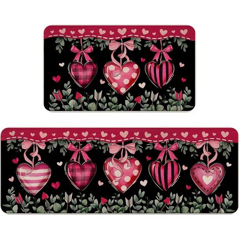 Tapis De Sol Non Glissant - Tapis Absorbant Pour Salle De Bain Et Entrée - 40x60 Cm Et 40x120 Cm - Lot De 2 (1/5)
