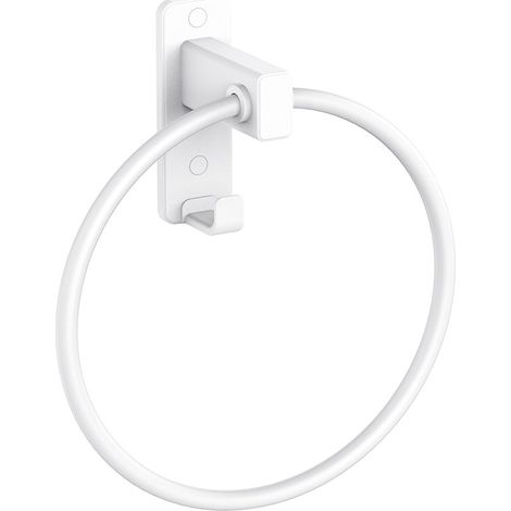 Porta salviette ad anello bianco - Serie Blend (1/3)