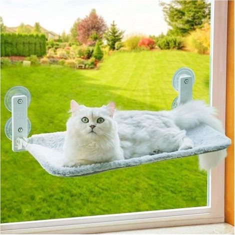 Online Store - Hamac pour Chat - Non spécifié - Pliable - Ventouses Stables - Charge Max 15kg - Intérieur (1/4)