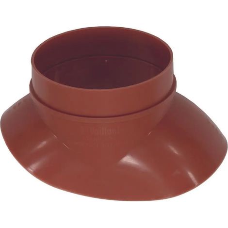Vaillant Adattatore per tegola Klöber rosso, per tetti inclinati da 20-50 gradi, 009080