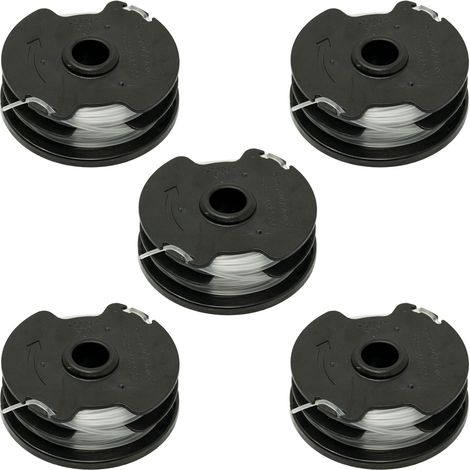 Bobina de filamentos, paquete de 5, adecuada para la cortadora de césped Parkside PRT 550 A1 - IAN 311404 (1/5)