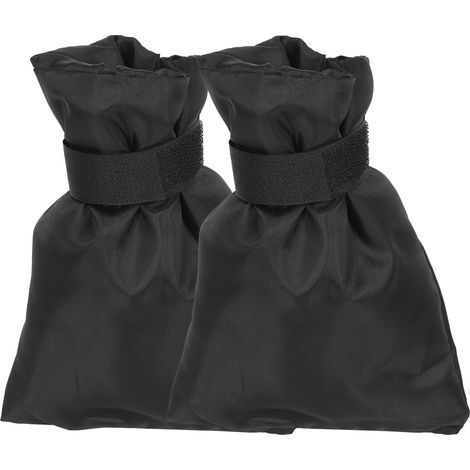 2 Pièces Housse de Robinet Extérieur Noir Anti-Gel Hiver Protection Robinetterie 15x21cm (1/5)