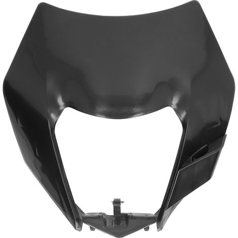 Cupolino faro nero per moto, copertura protettiva anteriore per faro per EXC SXF MX Dirt Bike